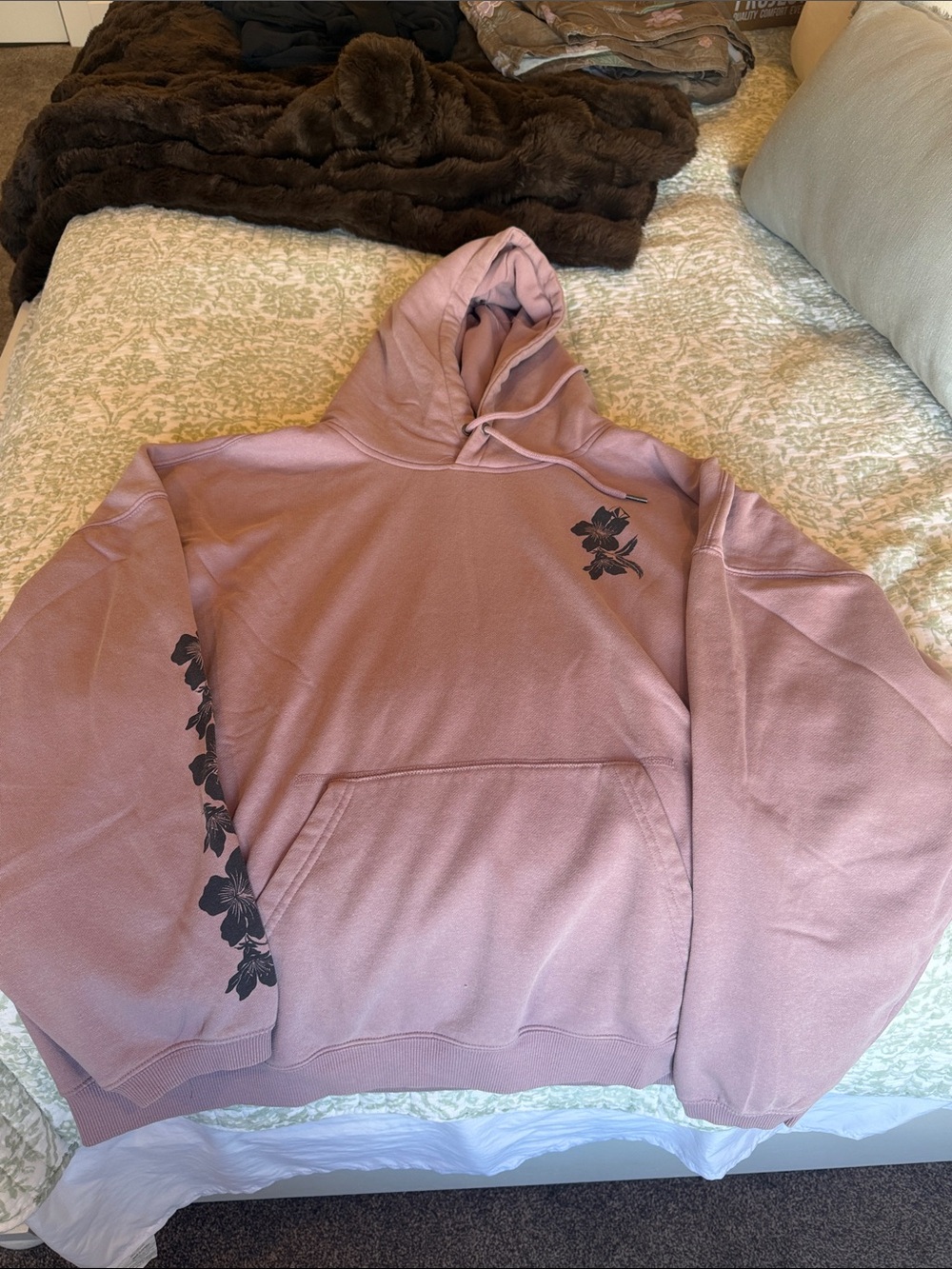 Volcom Floral-Accent Hoodie